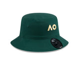 New Era Reversible Bucket Hat Australian Open 2026 Dark Green/Timeless Taupe