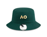 New Era Reversible Bucket Hat Australian Open 2026 Dark Green/Timeless Taupe