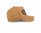 New Era 9Forty A-Frame NFL Double Logo Las Vegas Raiders Wheat