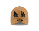 New Era 9Forty A-Frame MLB Double Logo Los Angeles Dodgers Wheat