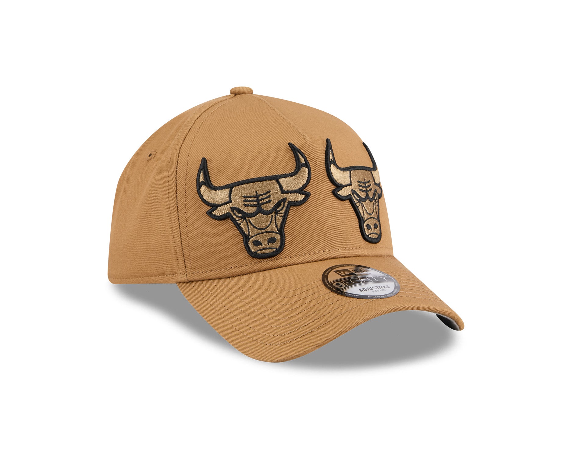 New Era 9Forty A-Frame NBA Double Logo Chicago Bulls Wheat