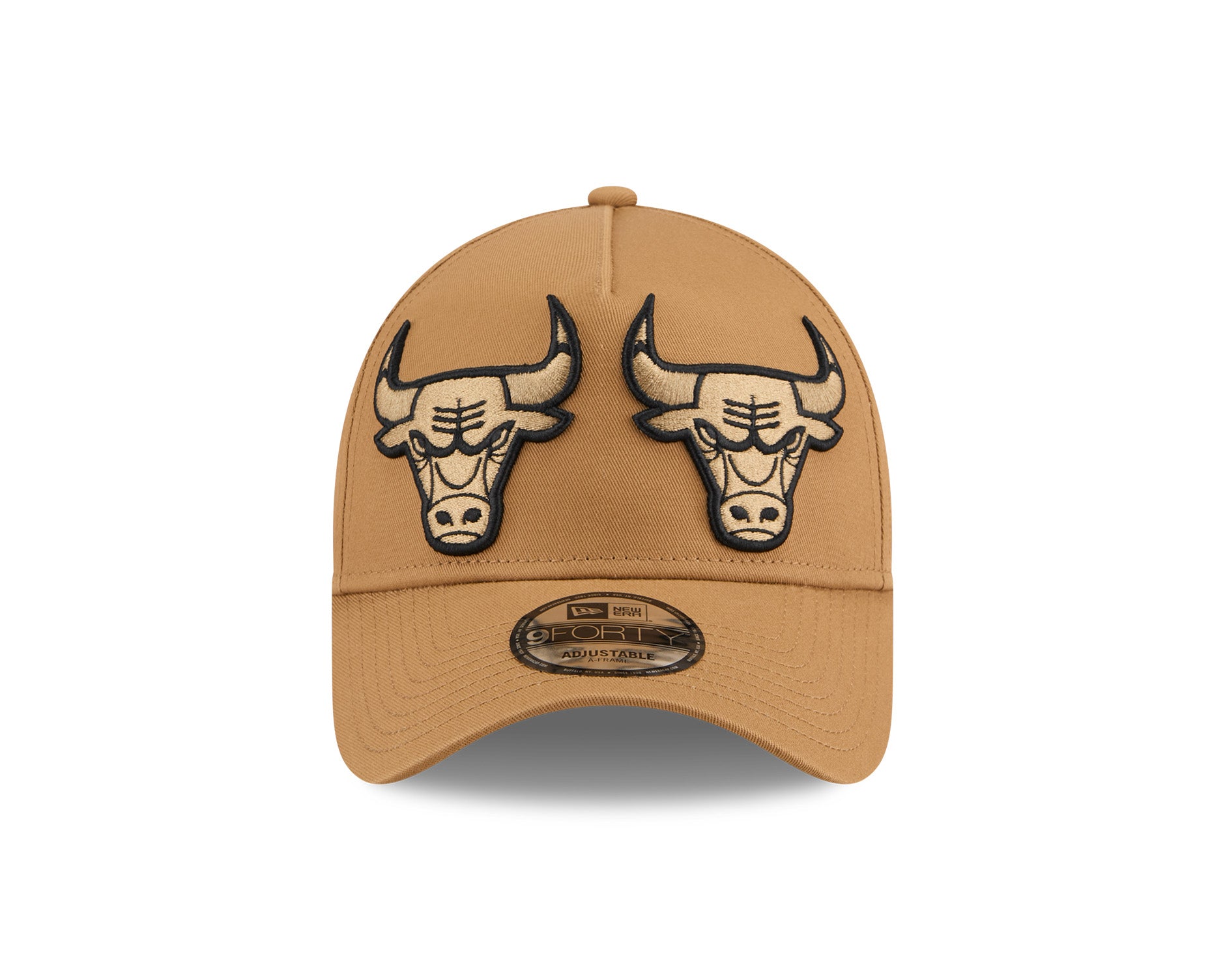 New Era 9Forty A-Frame NBA Double Logo Chicago Bulls Wheat