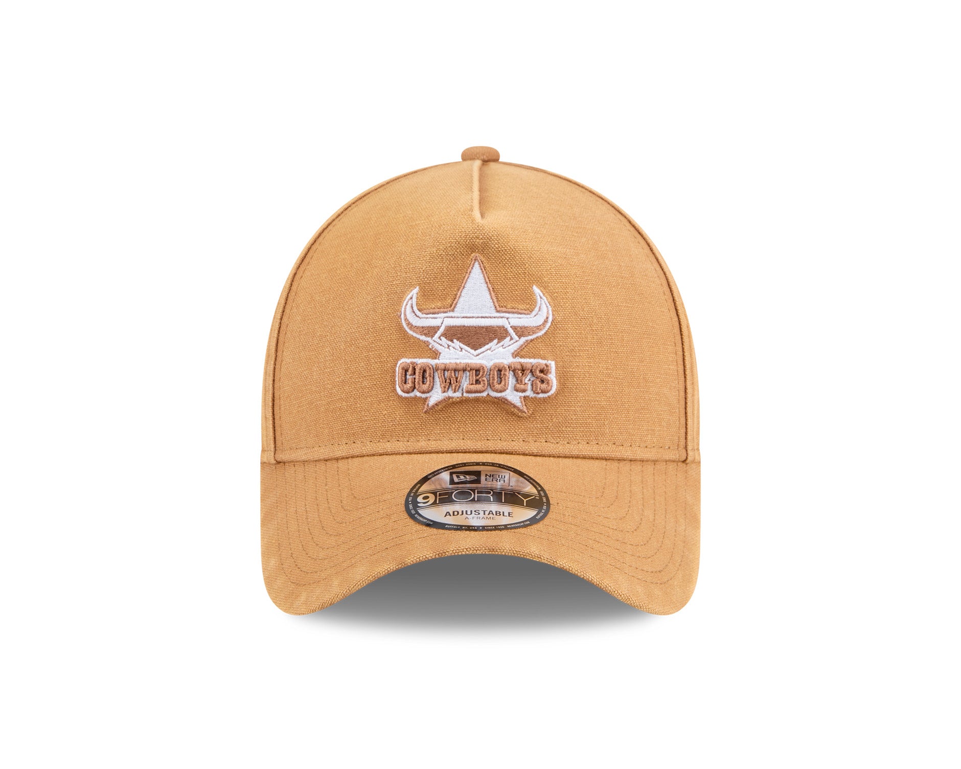 New Era 9Forty A-Frame NRL Canvas North Queensland Cowboys Bronze