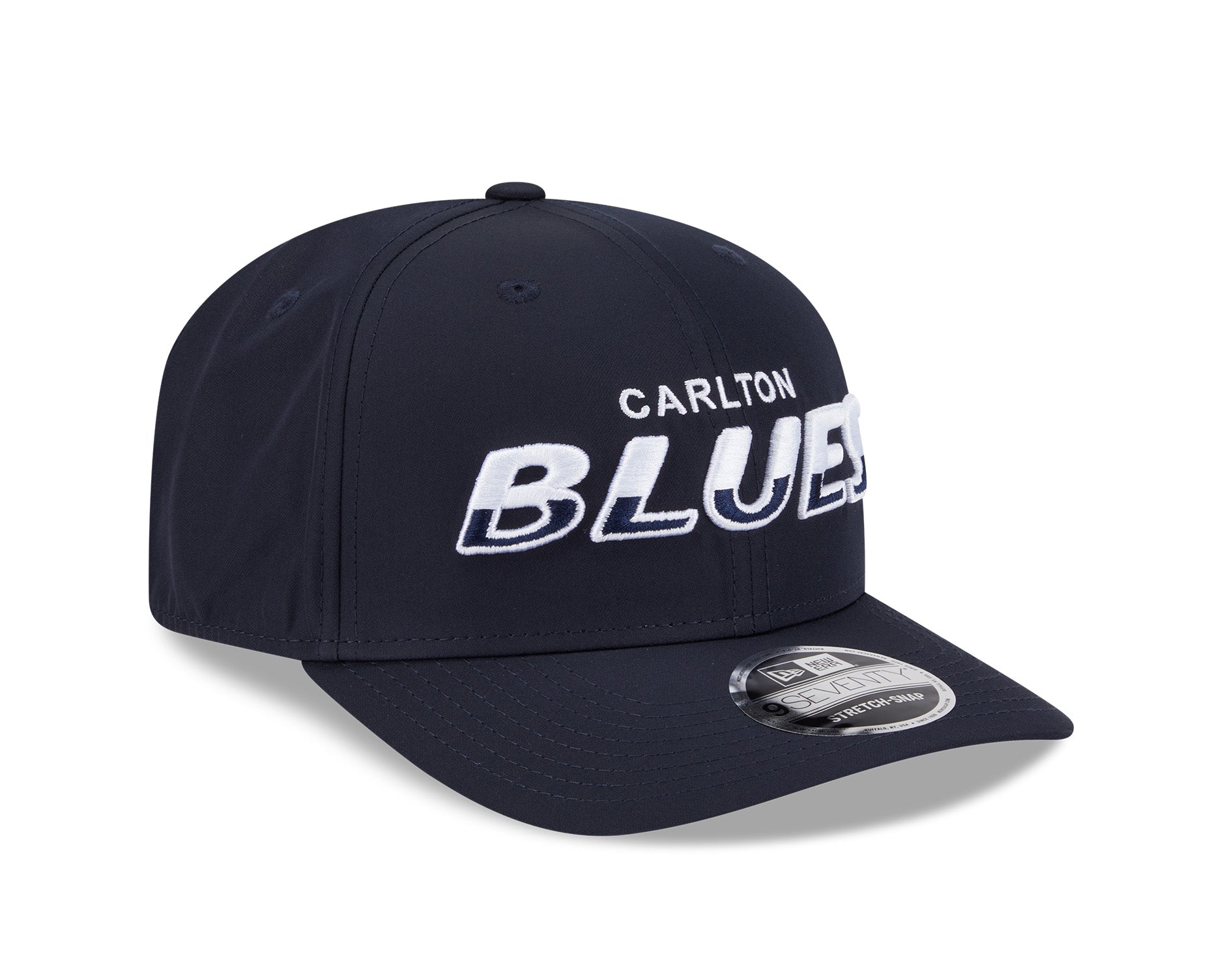 New Era 9Seventy AFL Split Script Carlton Blues OTC