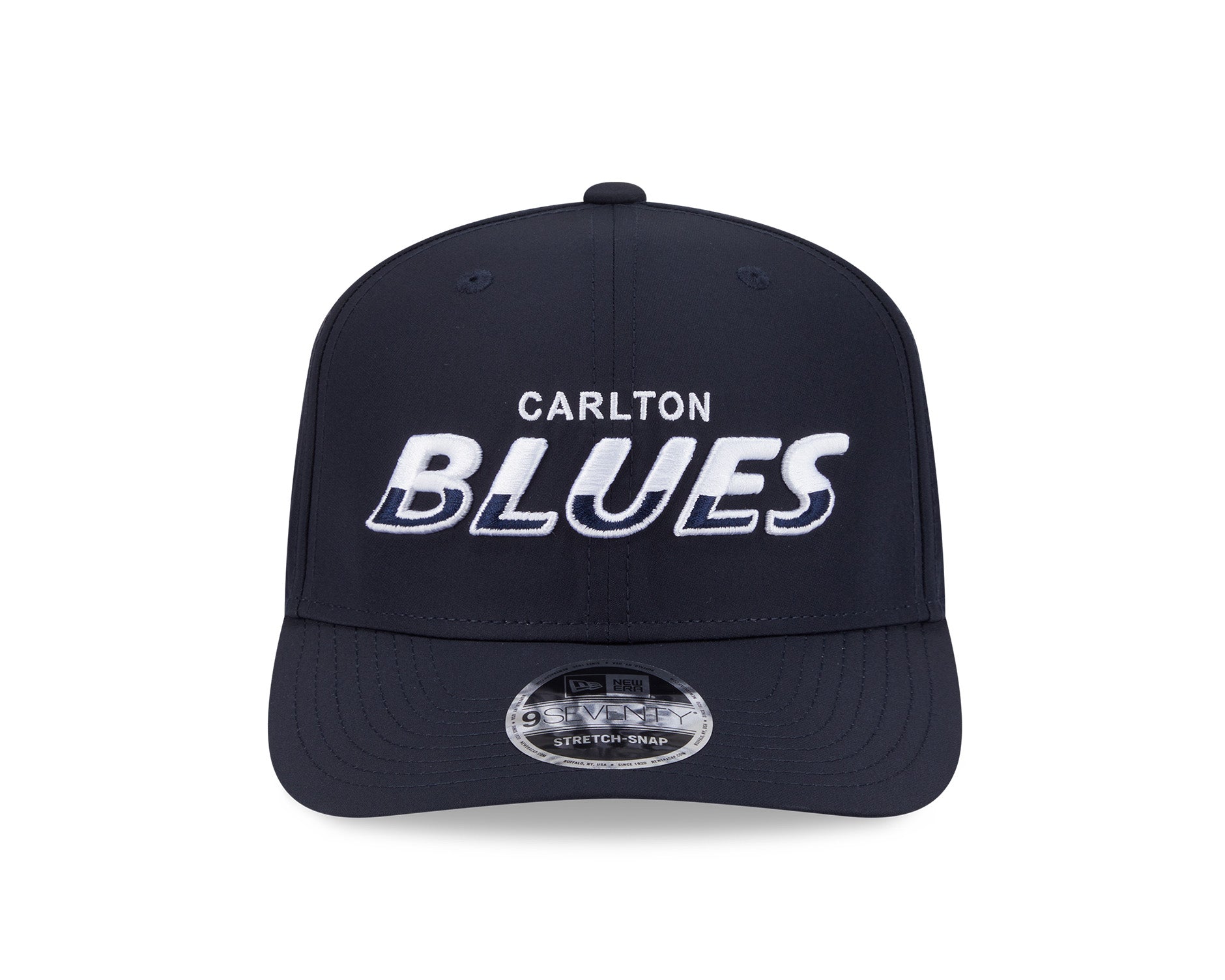 New Era 9Seventy AFL Split Script Carlton Blues OTC