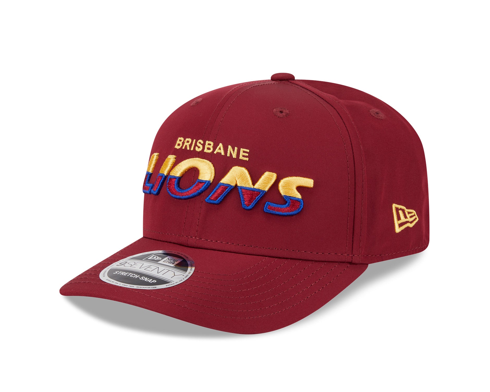 New Era 9Seventy AFL Split Script Brisbane Lions OTC