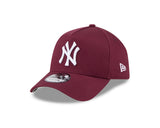 New Era 9Forty A-Frame MLB Autumn Mix New York Yankees Frosted Burgundy