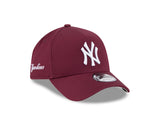 New Era 9Forty A-Frame MLB Autumn Mix New York Yankees Frosted Burgundy