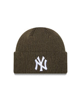 New Era Beanie MLB Fisherman Pinstripe New York Yankees New Olive/Black