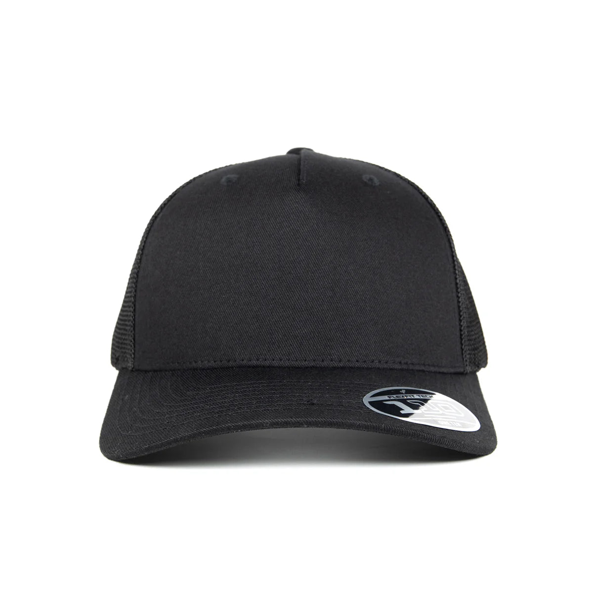 Flexfit Worn By The World 5 Panel Mesh Trucker Black