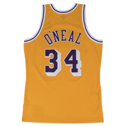 Mitchell & Ness NBA Youth Swingman Jersey Los Angeles Lakers Shaquille O'Neal 34 96-97 Yellow