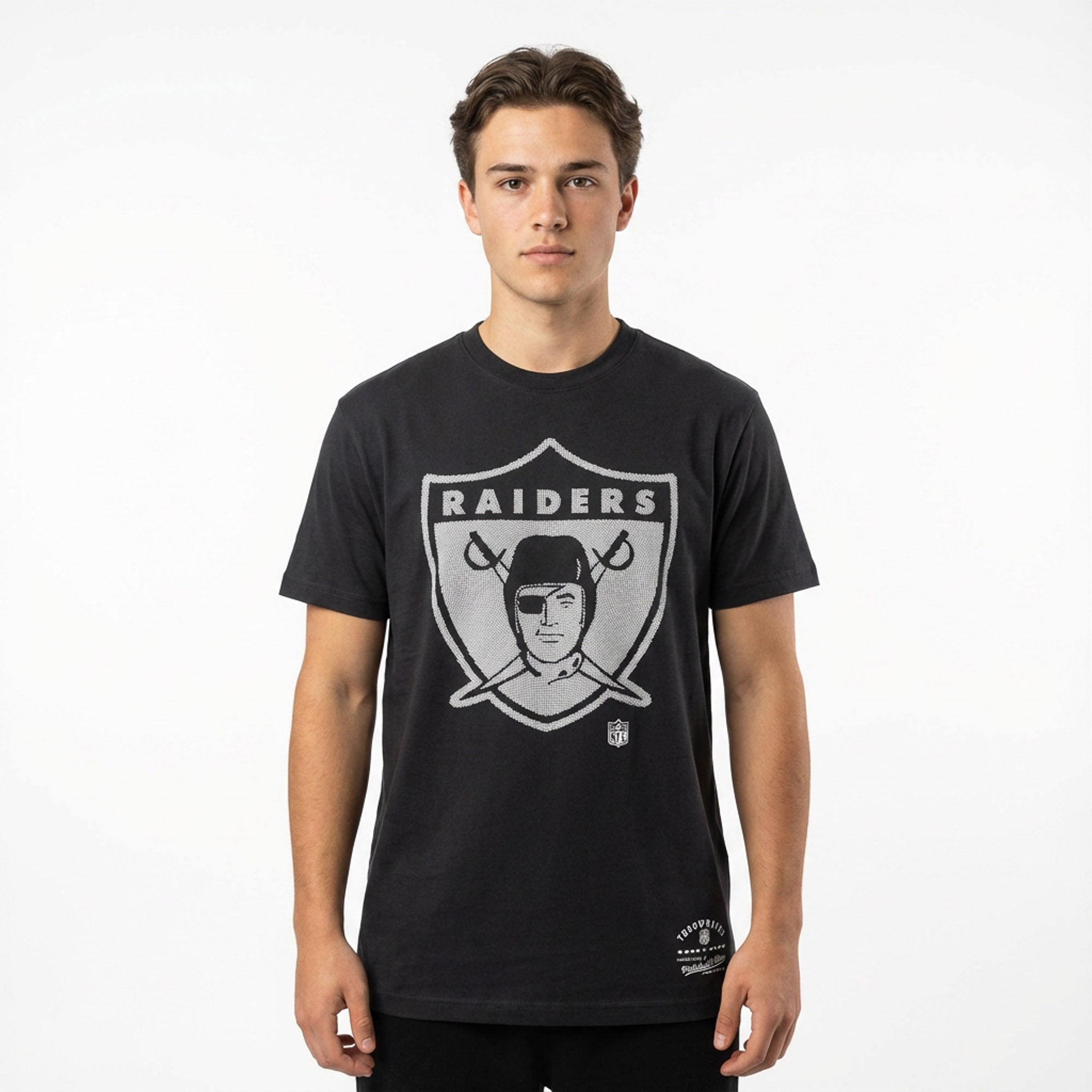 Mitchell & Ness NFL Team IP Tee Las Vegas Raiders Black