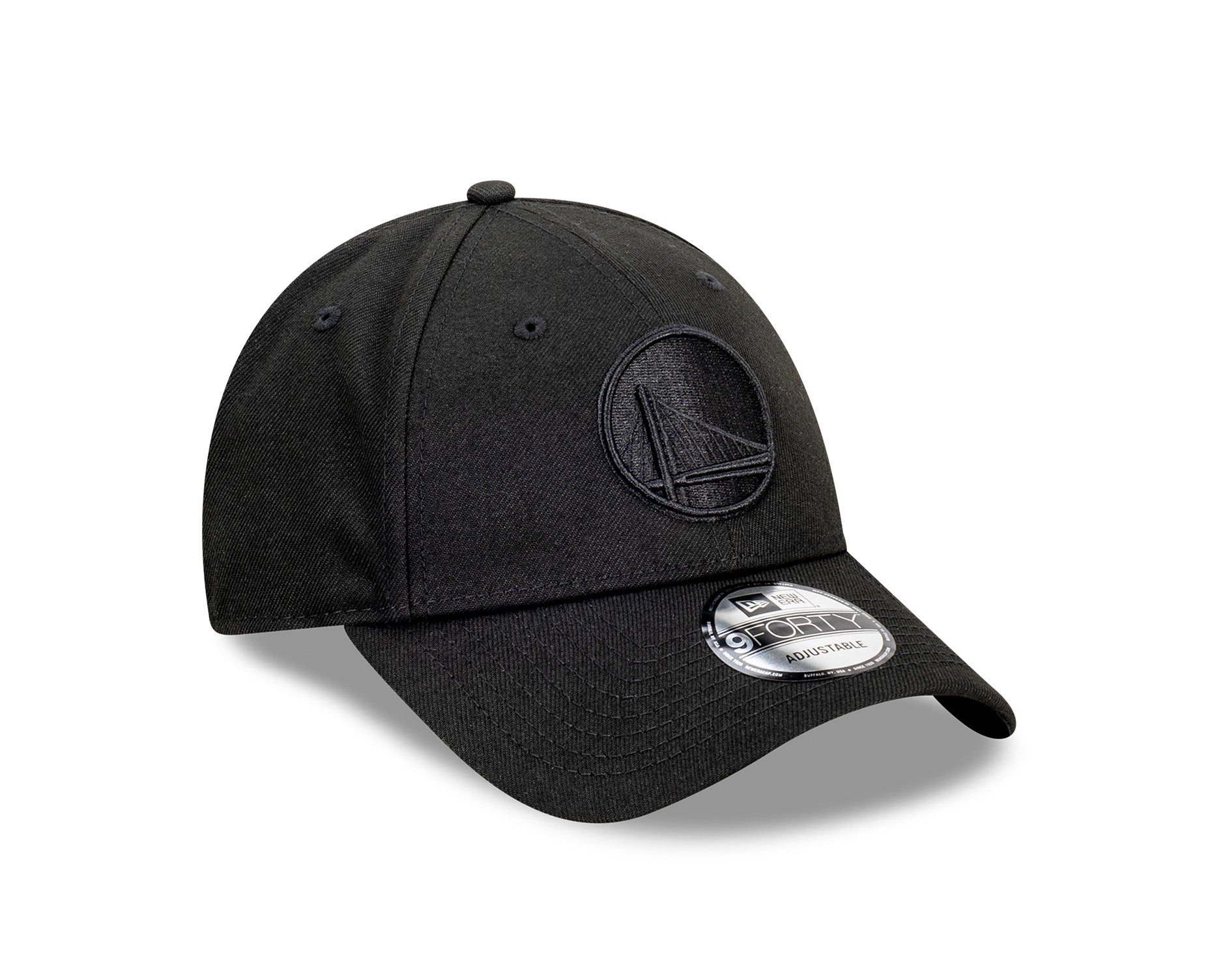New Era 9Forty Snapback NBA Golden State Warriors Black on Black