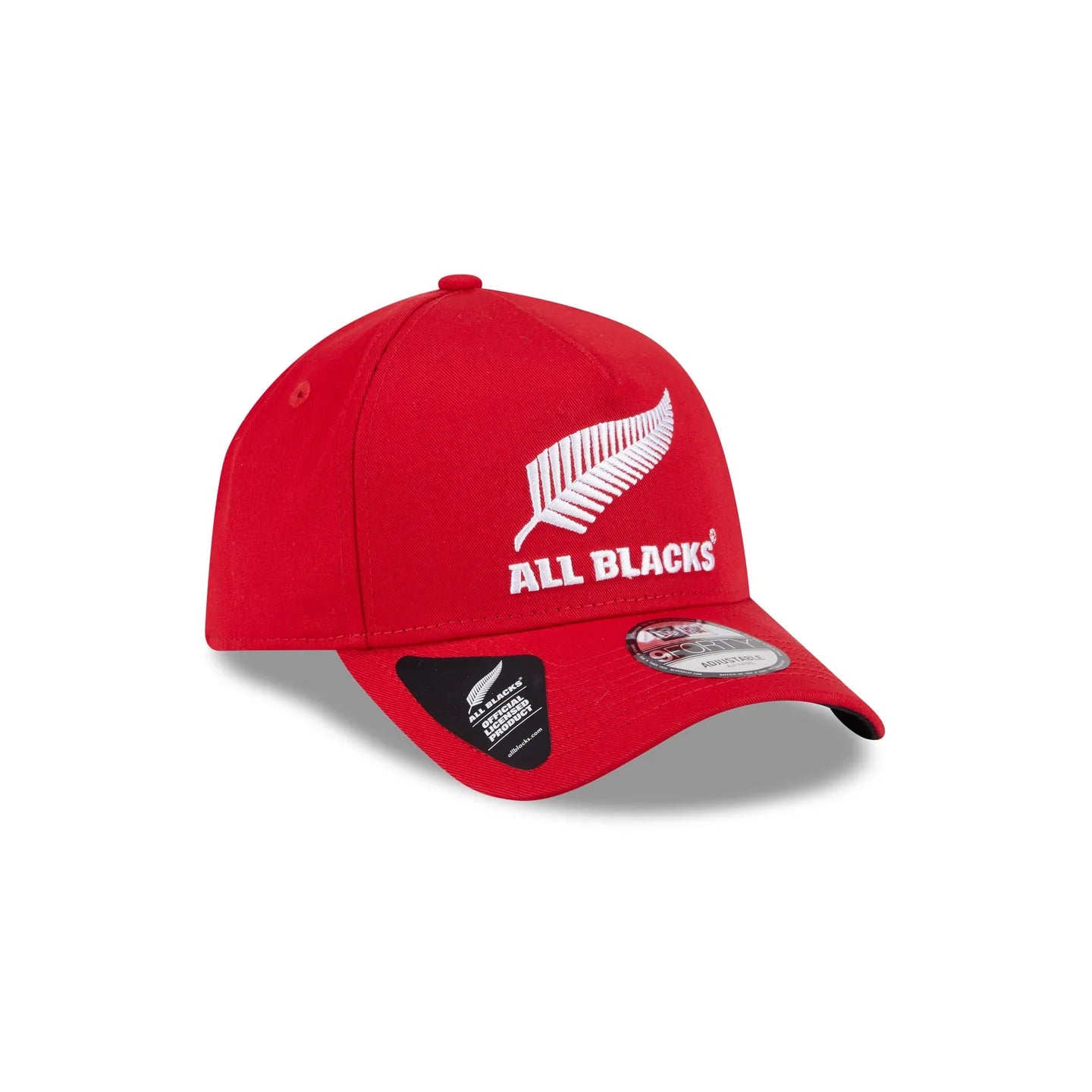New Era 9Forty A-Frame Rugby Union All Blacks Scarlet/White