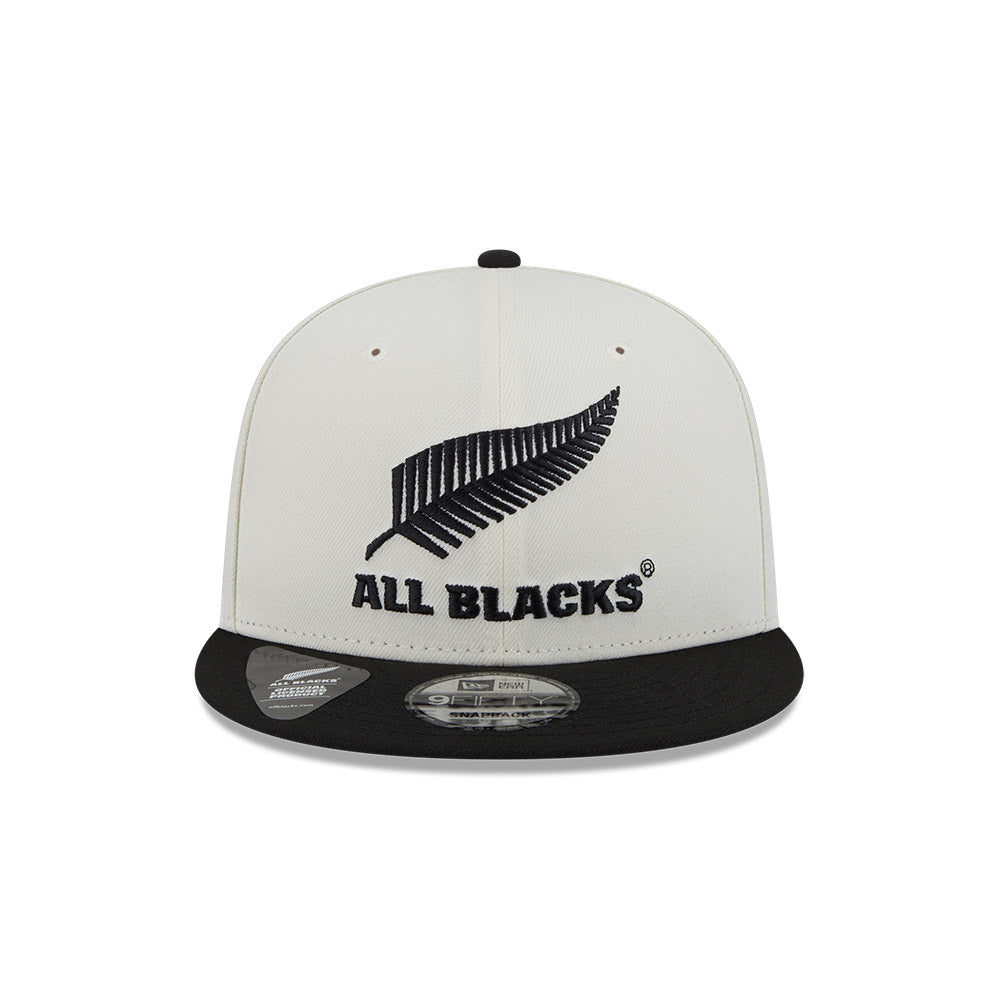 New Era 9Fifty Rugby Union Chrome 2Tone All Blacks