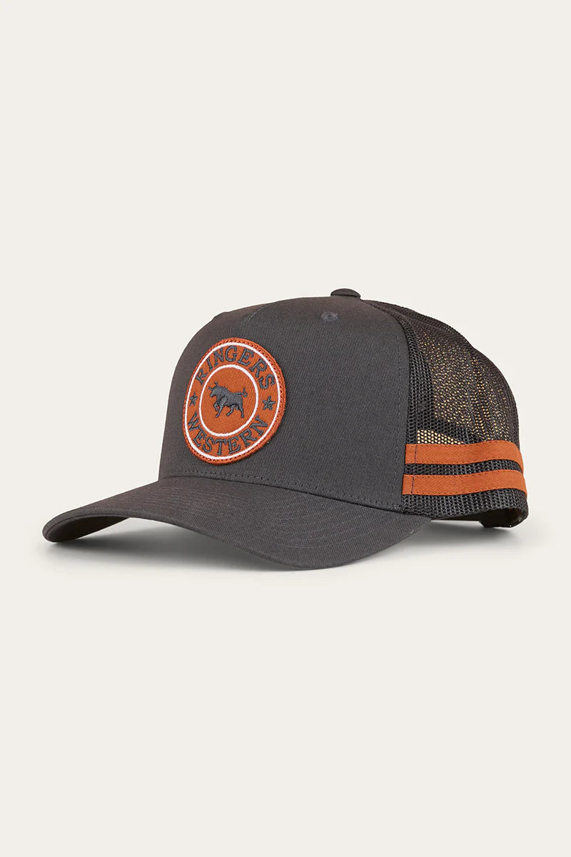 Ringers Western McCoy Trucker Cap Charcoal/Copper