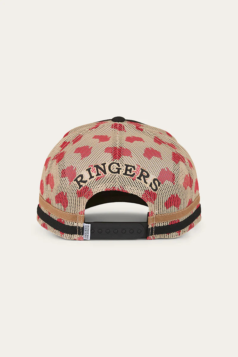 Ringers Western Aussie Rules Deep Fit Trucker Cap Black