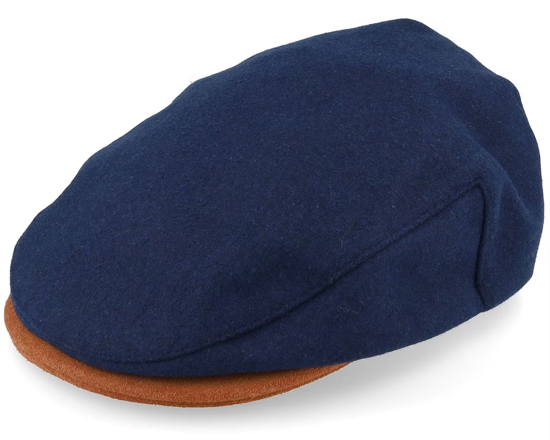 Brixton Hooligan Snap Cap Washed Navy/Light Brown