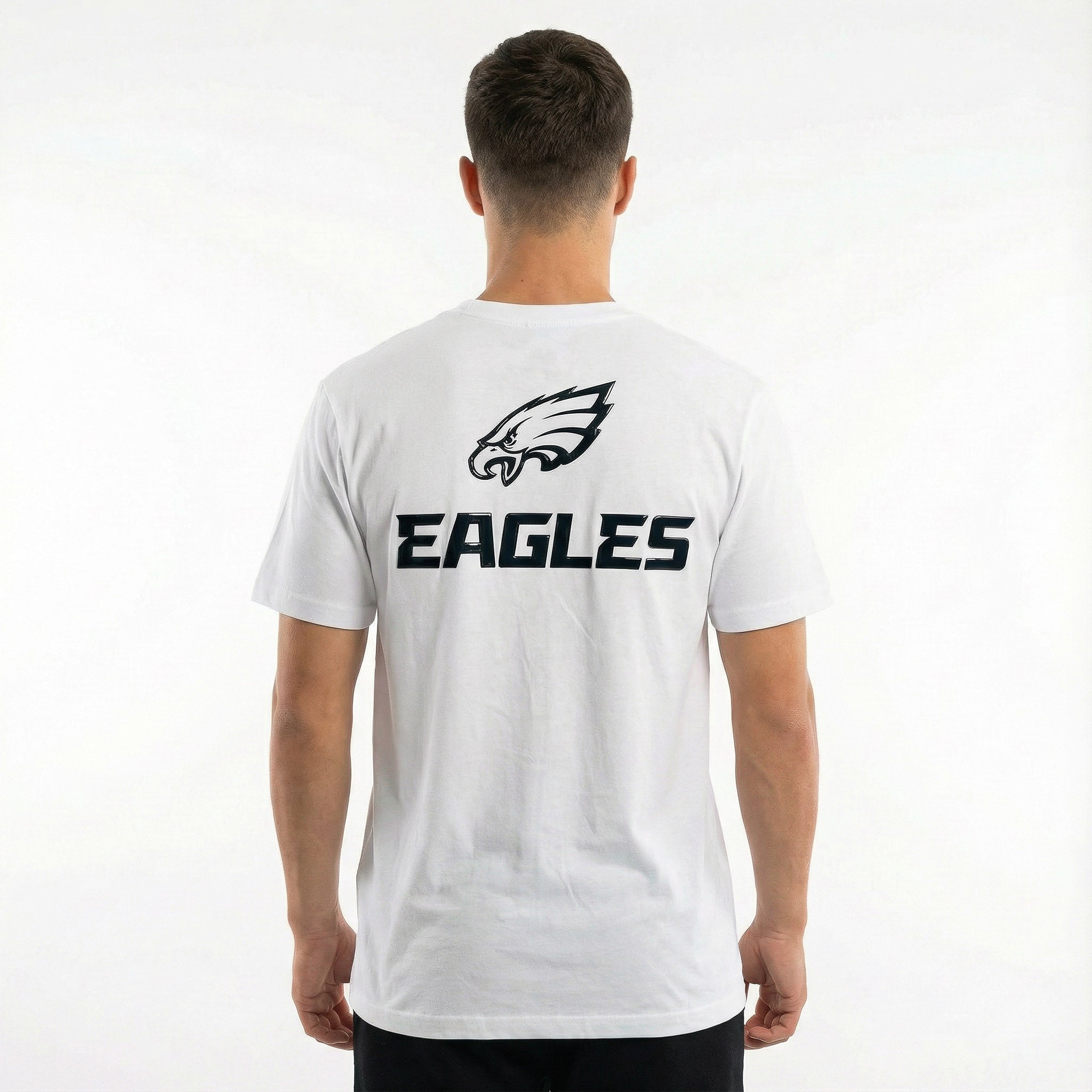 Majestic NFL Gel Logo Tee Philadelphia Eagles White