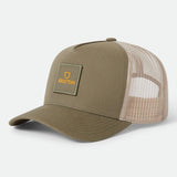 Brixton Alpha Block X C Mesh Cap Ivy Green/Sand