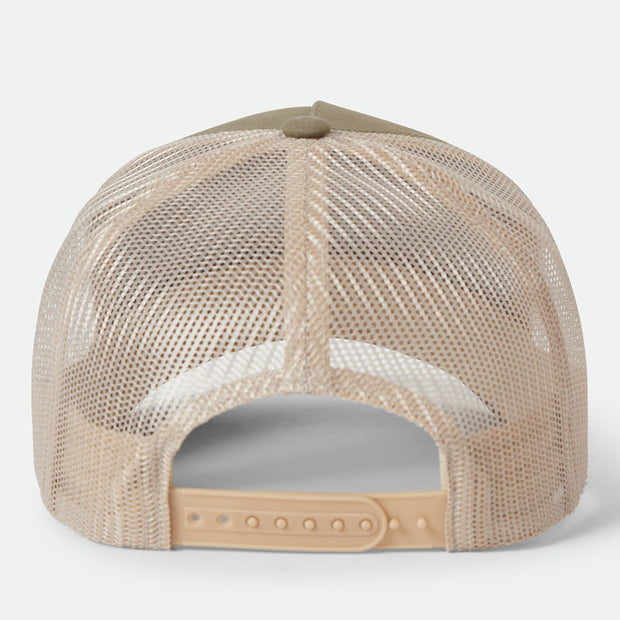 Brixton Alpha Block X C Mesh Cap Ivy Green/Sand