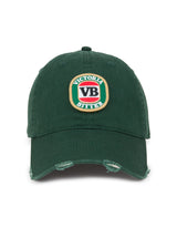 American Needle Victoria Bitter Retro Distressed Ball Park Bottle Green