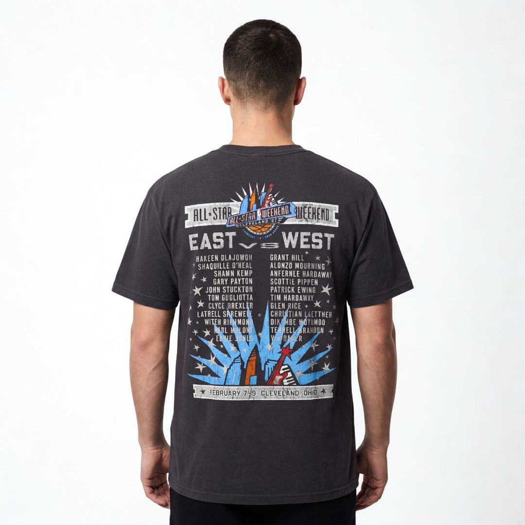 Mitchell & Ness NBA 1997 NBA All Star Game Tee Faded Black