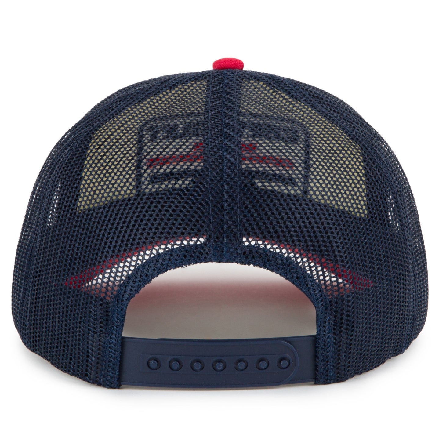 American Needle Chevrolet Trucker Ivory Red Navy