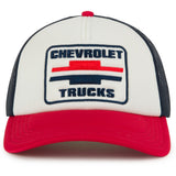 American Needle Chevrolet Trucker Ivory Red Navy