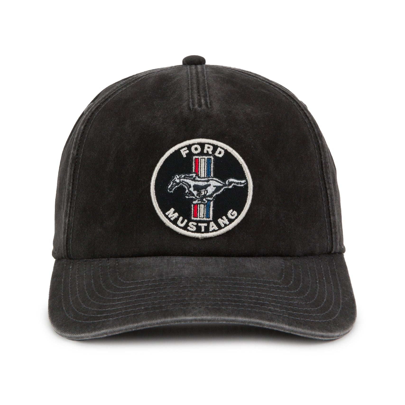 American Needle Ford Mustang Patch Surplus Black