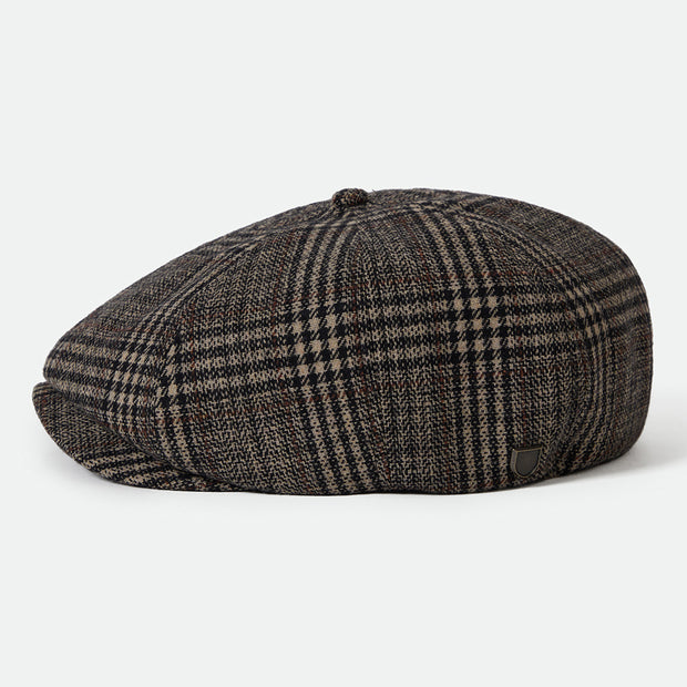 Brixton Brood Snap Cap Khaki/Brown Plaid
