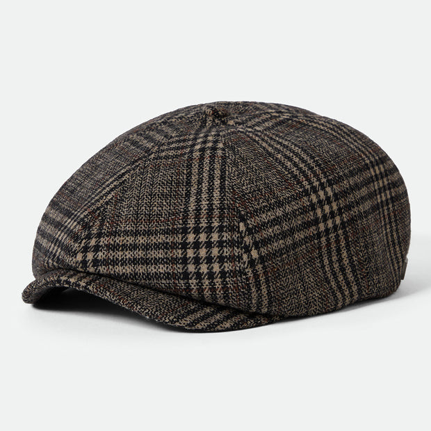 Brixton Brood Snap Cap Khaki/Brown Plaid