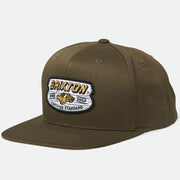 Brixton Clayburn MP Snapback Moss