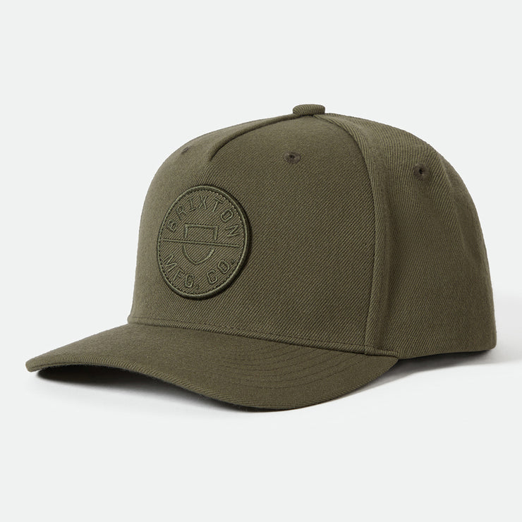 Brixton Crest C MP Snapback Ivy Green