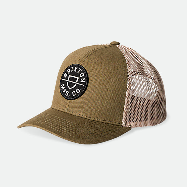 Brixton Crest X MP Mesh Cap Vetiver/Khaki
