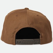 Brixton Oath III Snapback Pinecone Brown