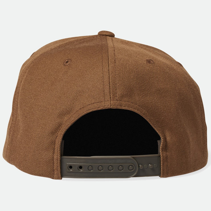 Brixton Oath III Snapback Pinecone Brown