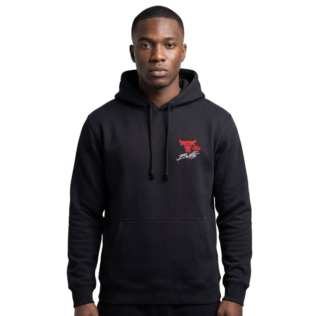 Mitchell & Ness NBA Chicago Bulls 1998 Script Hoodie Black