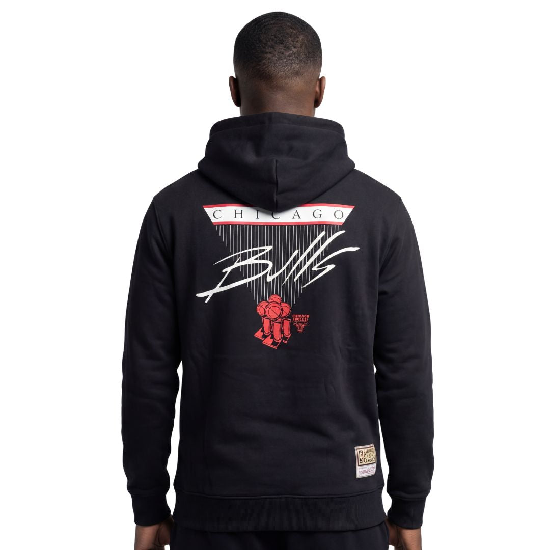 Mitchell & Ness NBA Chicago Bulls 1998 Script Hoodie Black