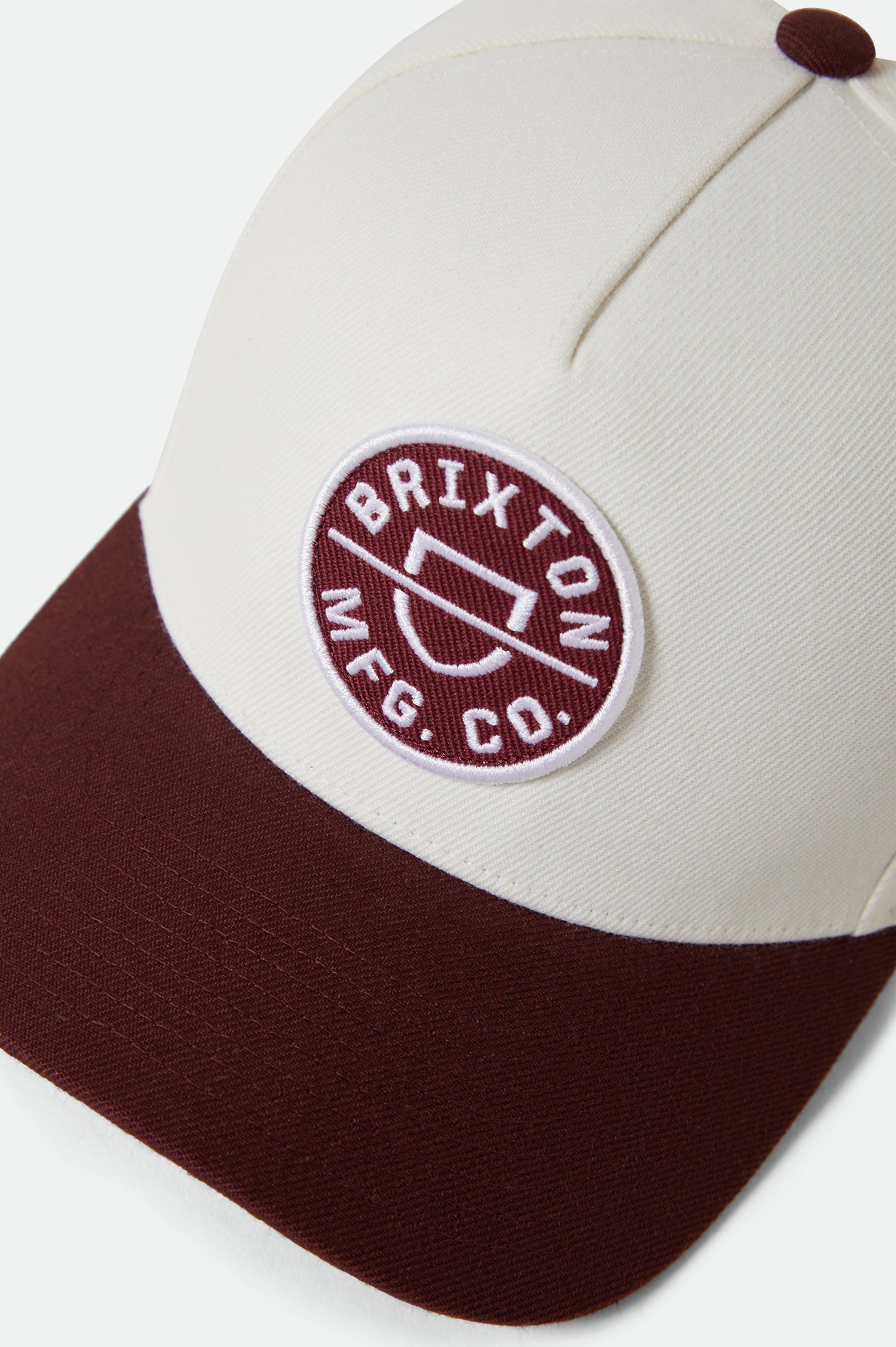 Brixton Crest MP Snapback Port/Off White
