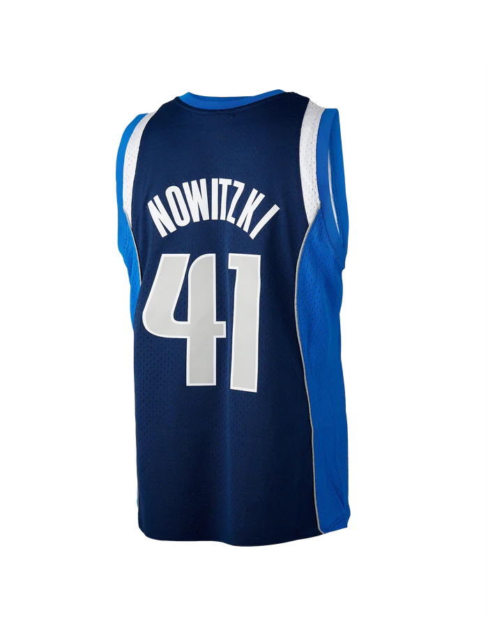 Mitchell & Ness NBA Swingman Jersey Dallas Mavericks Dirk Nowitzki #41 11-12 Navy