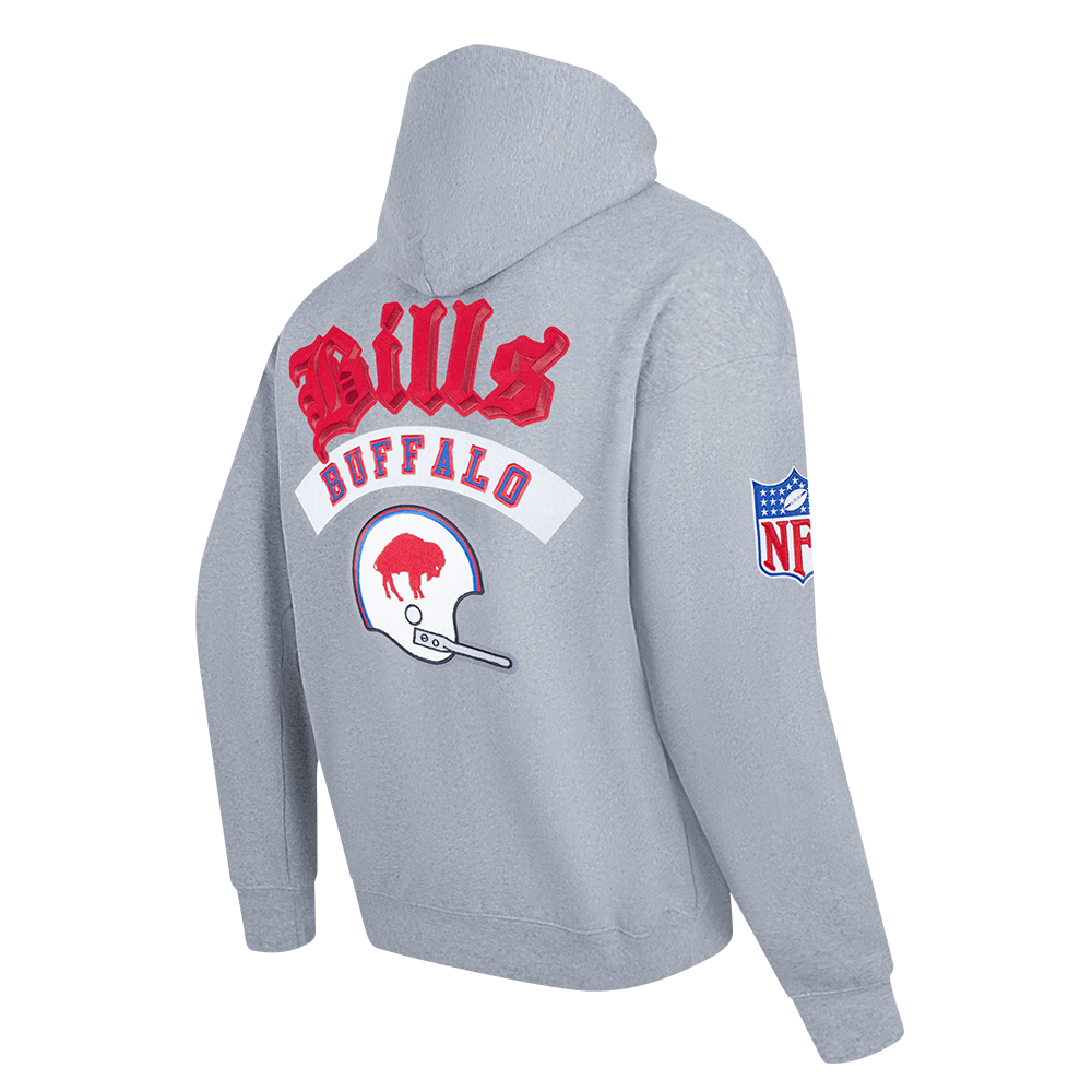 Pro Standard NFL Best Of Drop Shoulder Hoodie Buffalo Bills Dark Heather Grey