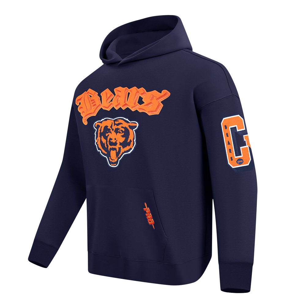Pro Standard NFL Best Of Drop Shoulder Hoodie Chicago Bears Midnight Navy