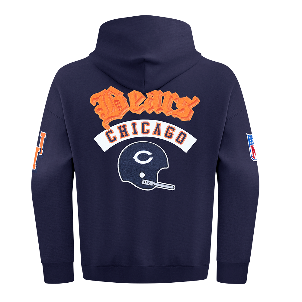 Pro Standard NFL Best Of Drop Shoulder Hoodie Chicago Bears Midnight Navy