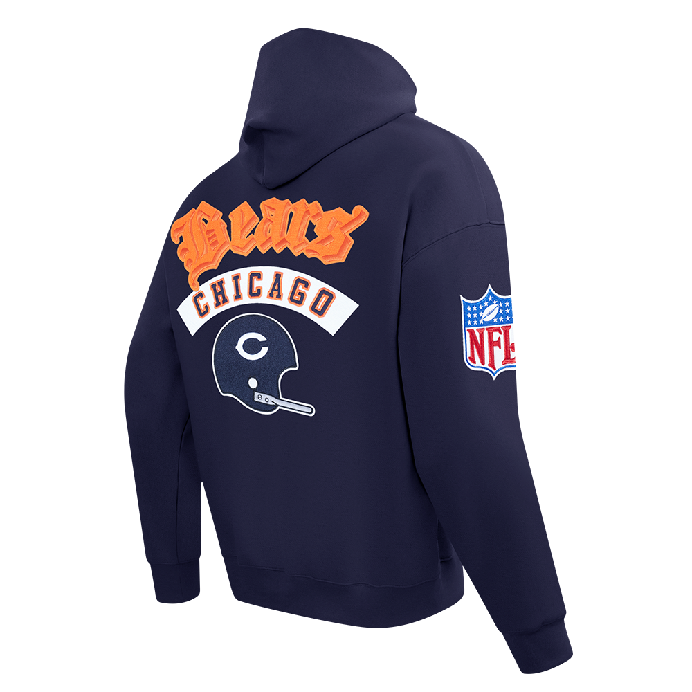 Pro Standard NFL Best Of Drop Shoulder Hoodie Chicago Bears Midnight Navy