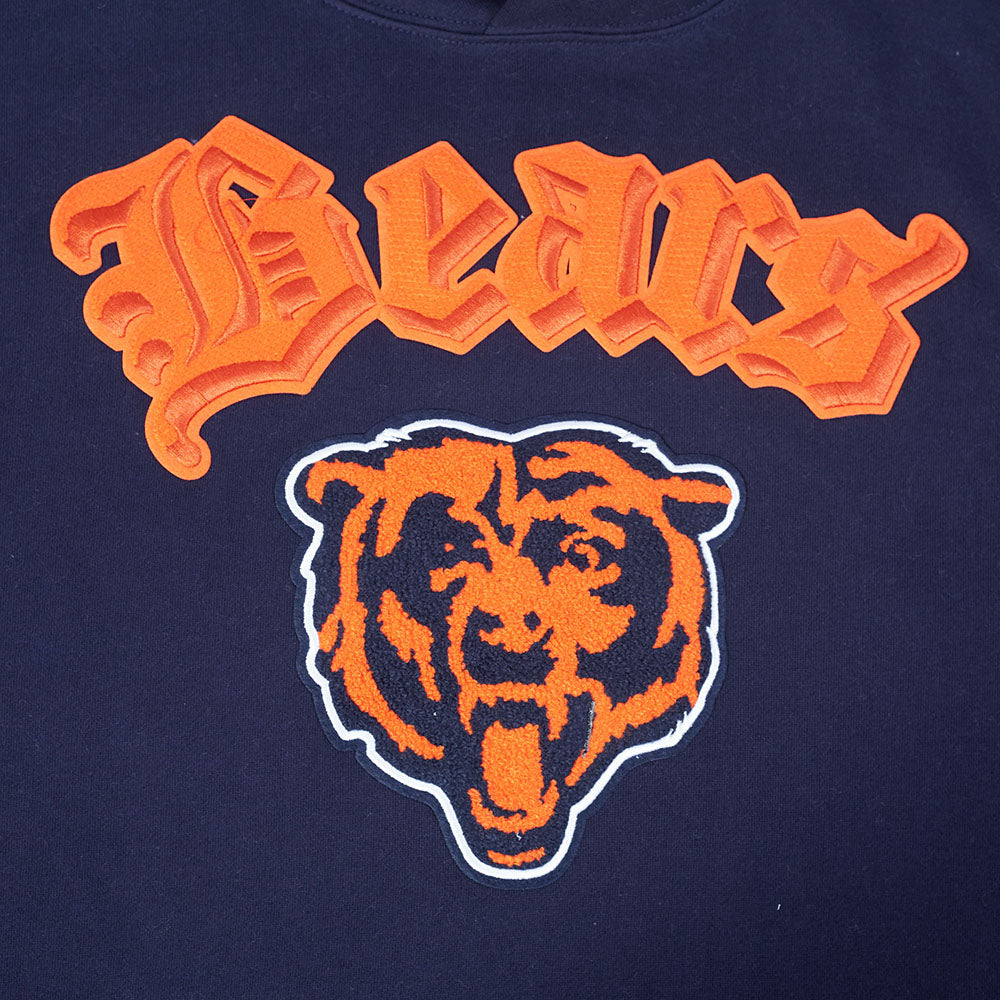 Pro Standard NFL Best Of Drop Shoulder Hoodie Chicago Bears Midnight Navy