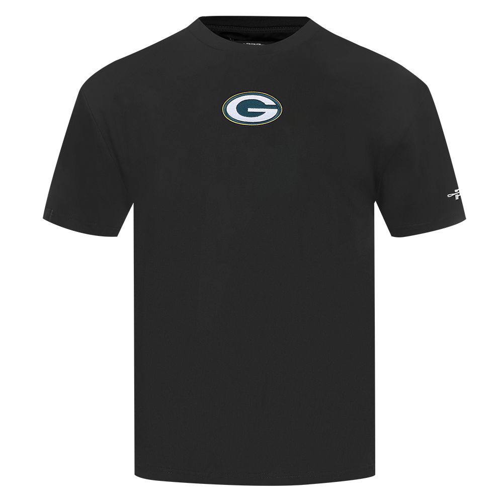 Pro Standard NFL Classic Icon Pro Drop Shoulder Tee Green Bay Packers Black