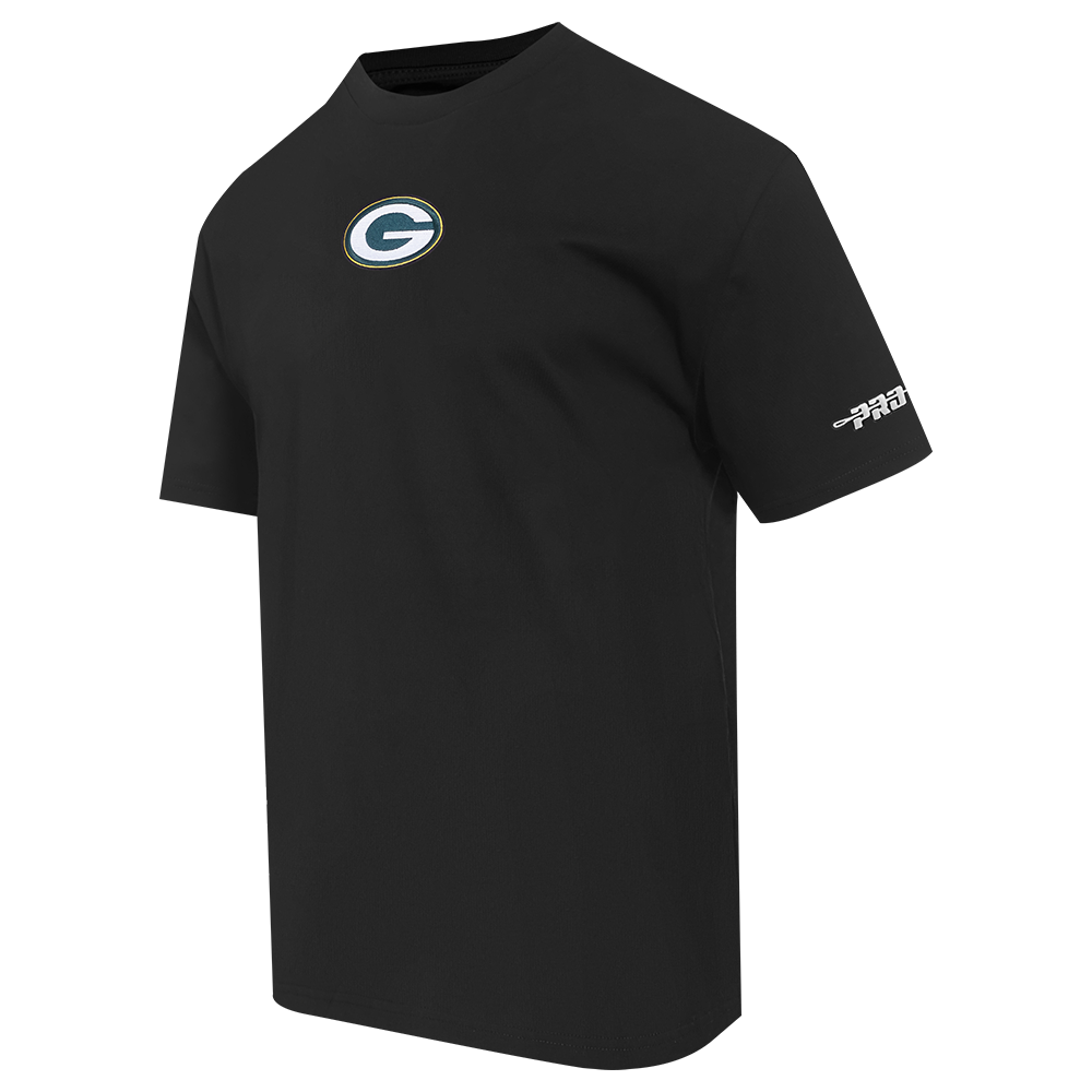 Pro Standard NFL Classic Icon Pro Drop Shoulder Tee Green Bay Packers Black