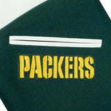Pro Standard NFL Team Badge Wool Varsity Jacket Green Bay Packers Forest Green/White