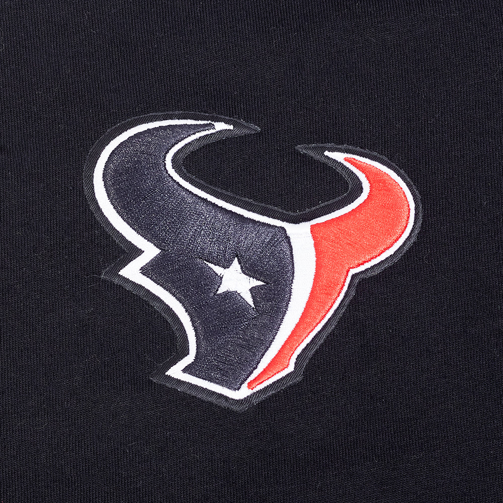 Pro Standard NFL Classic Icon Pro Drop Shoulder Tee Houston Texans Black